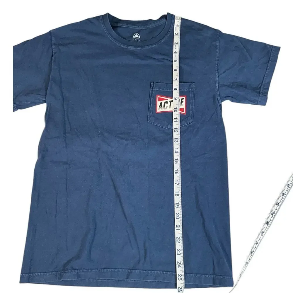 Bundle The North Face & Active T-Shirts Mens SM Black & Blue Skater 100% Cotton